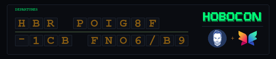 IDOR Express departure board graphic